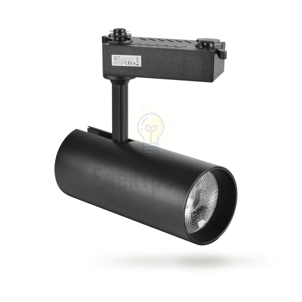 Трекові LED світильник трековий VIDEX 30W 4100K чорний VL-TR04-304B  - фото 4
