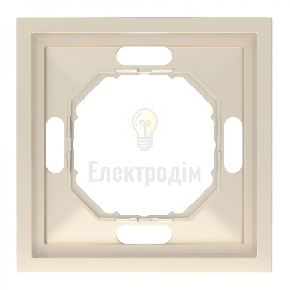 EF101-C рамка 1-місна універсальна шампань Soft 80832 