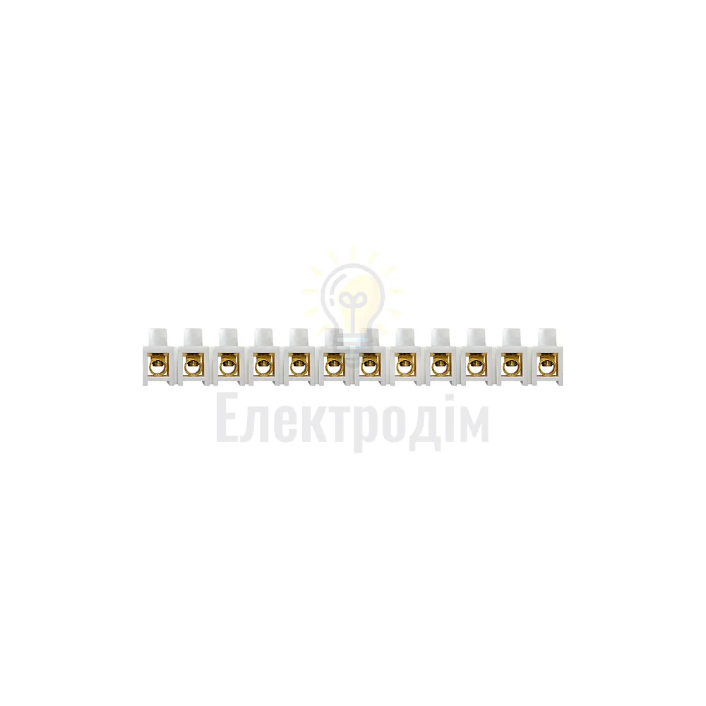 Клемна колодка АСКО тип Н 16 мм / 30А біла (10/300) A0130040010  - фото 1