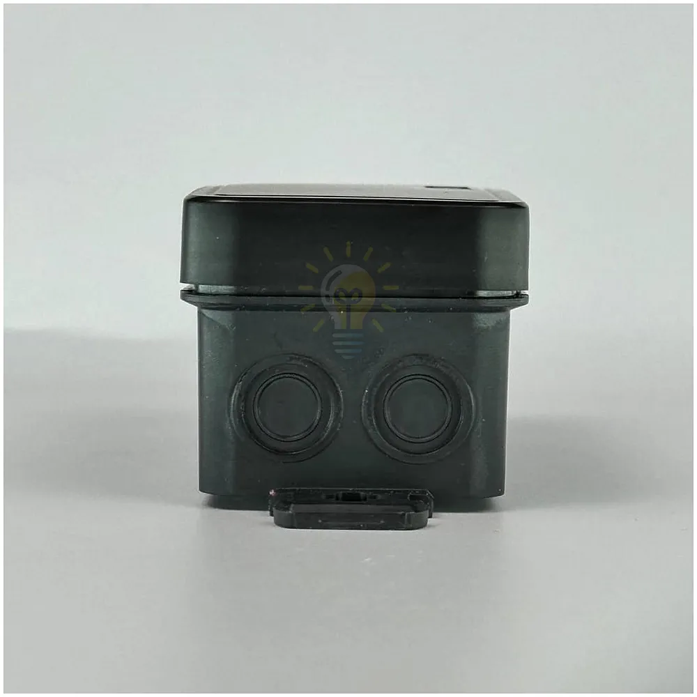 Коробка розподільча СКІМ K45B 85х43х39 чорна IP44 B1102005  - фото 4