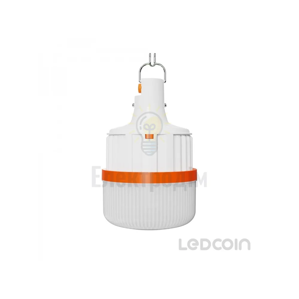 EL310 акум. світильник 7W, 90*142mm, 2*1200mAh (зм. акум. 18650), білий, LC 81172  - фото 2