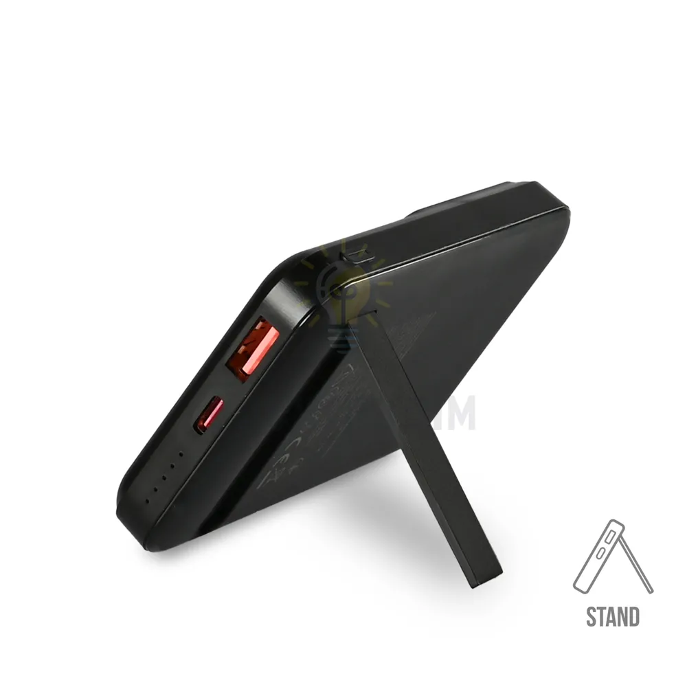 Повербанк з бездротовою зарядкою 10000mAh TITANUM MA02 22.5W Black TPB-MA02-B  - фото 4