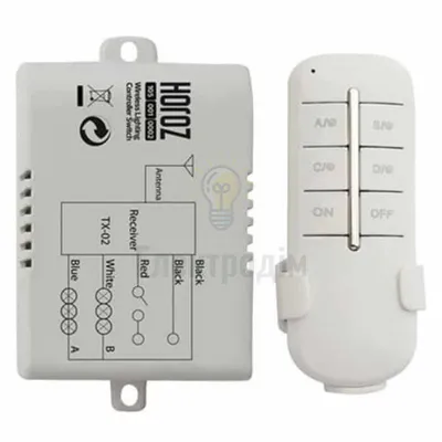 Контролер Пульт для люстр дволінійний CONTROLLER-2 max 300W 105-001-0002-011 — купити в Електродім