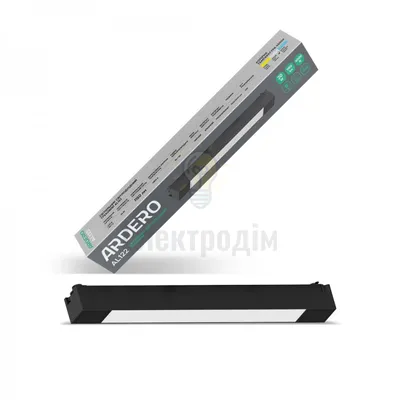 AL122 20W 4000К 120 град чорний 345*33*41 мм 80155 — купити в Електродім