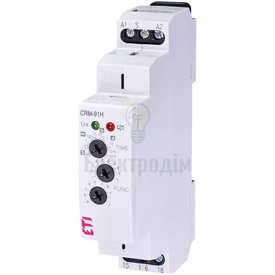 ETI Багатофункціональне реле часу CRM-91H UNI 12-240V AC/DC (1x16A_AC1) 2470001 — купити в Електродім