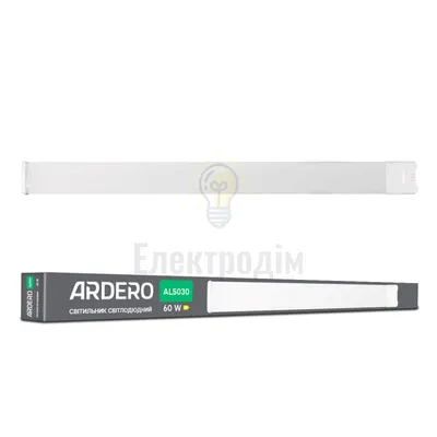 AL5030 60W 2700K/4000K/6500K білий 1200*72*31 мм ARD 80879 — купити в Електродім