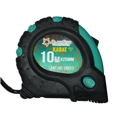 Профитрейд 40-10251 Рулетка 10мx25мм, BlackStar 40-10251 — купити в Електродім