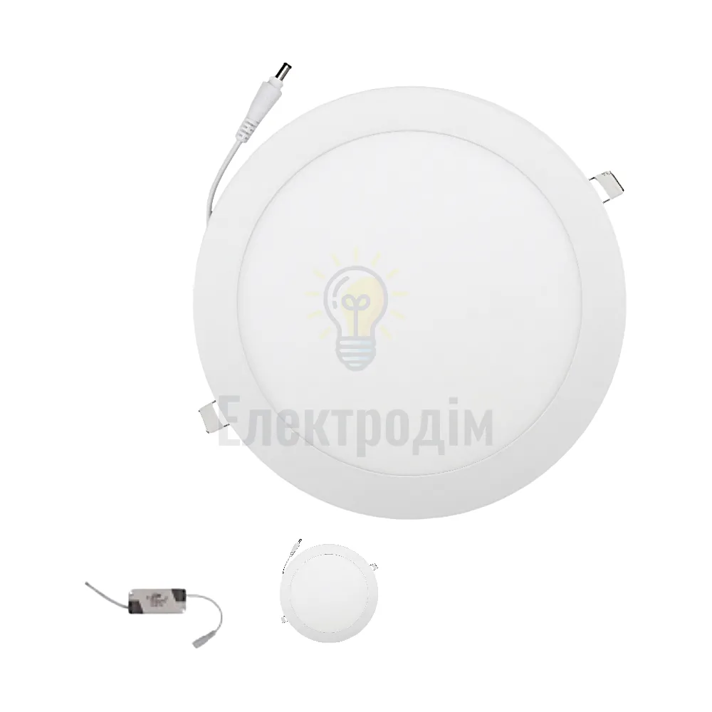 LED Панель круг 24w  4000K IP20 DLR-24N Luxel 