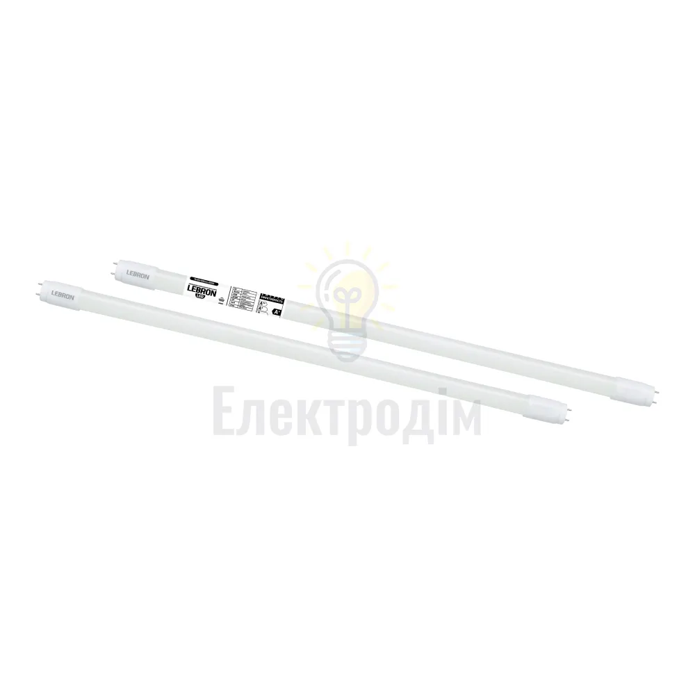 LED лампа Lebron L-Т8, 18W, 1200мм, G13, 6200K, 1800Lm, кут 270° 16-43-12 