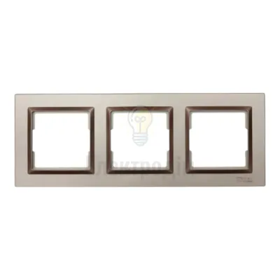 Терракот Рамка 3-а горизонтальна JAZZ 9223 — купити в Електродім