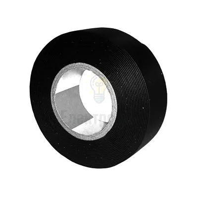 Ізоляційна стрічка різна Самовулканізуюча ізолента e.tape.sf.5.black, 0,8ммх25ммх5м, чорна 98754 — купити в Електродім