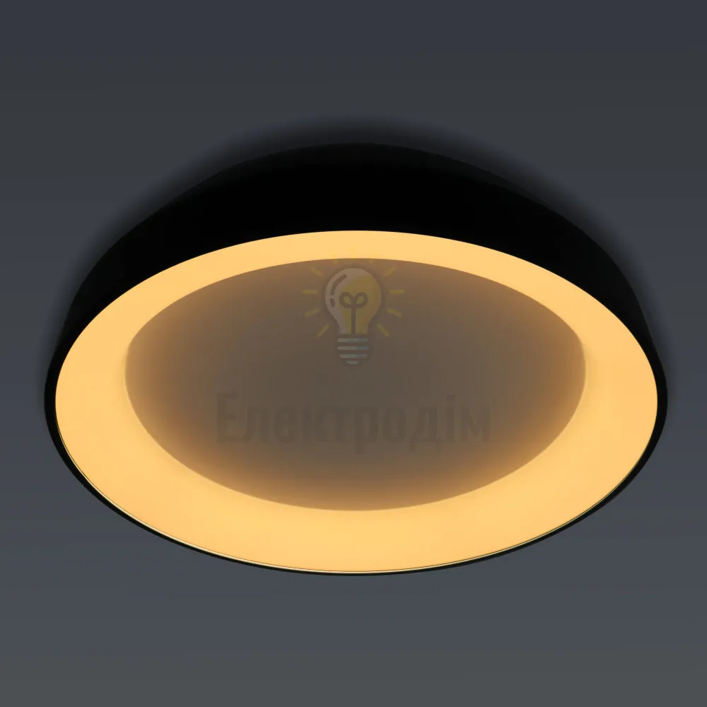 LED світильник VELMAX V-СL-VERONA-R-Bl, max 40W*2, 2700K-6500K, пульт ДК, чорний, 230V 23-46-22  - фото 2