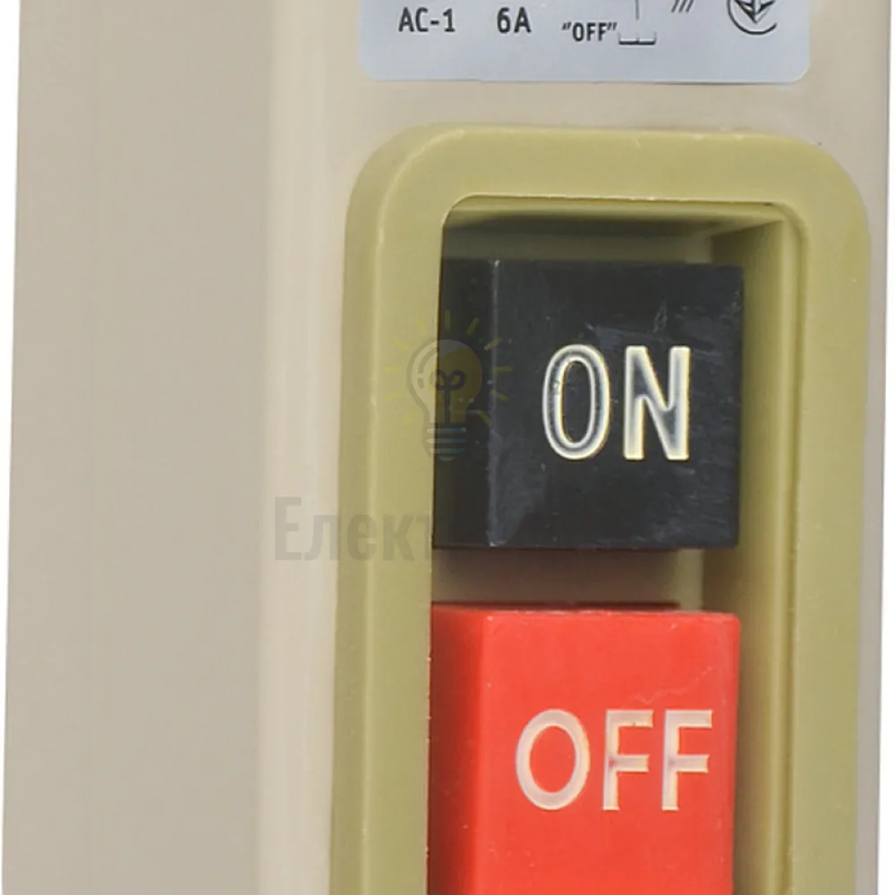 BS-211B Кнопковий виикач-розєднувач 6A A0140020209  - фото 3