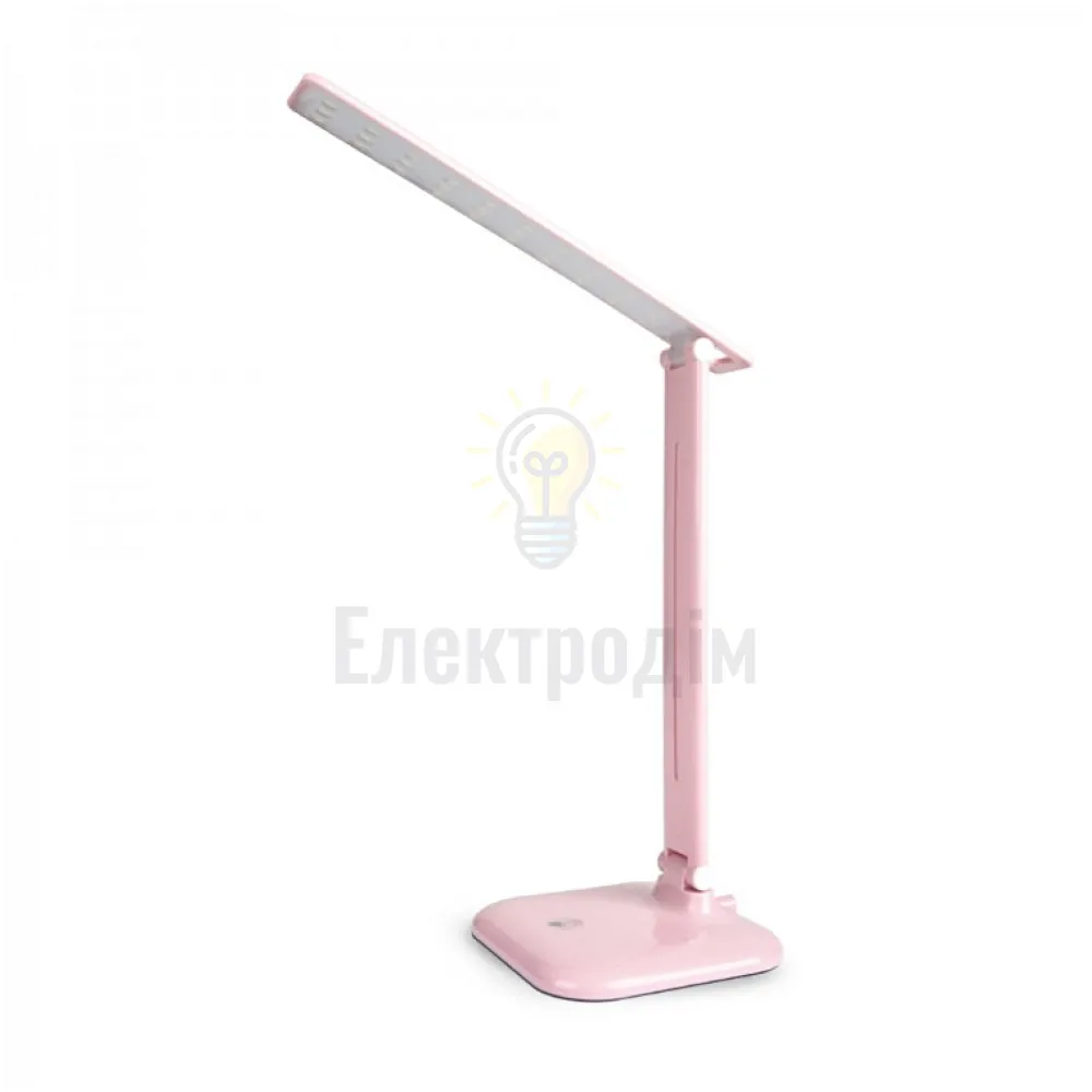 DE1725ARD настільний світильник рожевий 9W 6500К 500 LM (36*15*15cm) IP20 01956  - фото 2