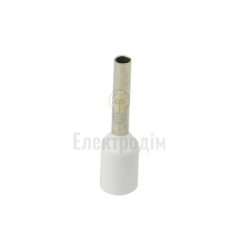 Наконечник трубчастий АСКО  HT  0,75-10 білі (100шт) A0060010113  - фото 1