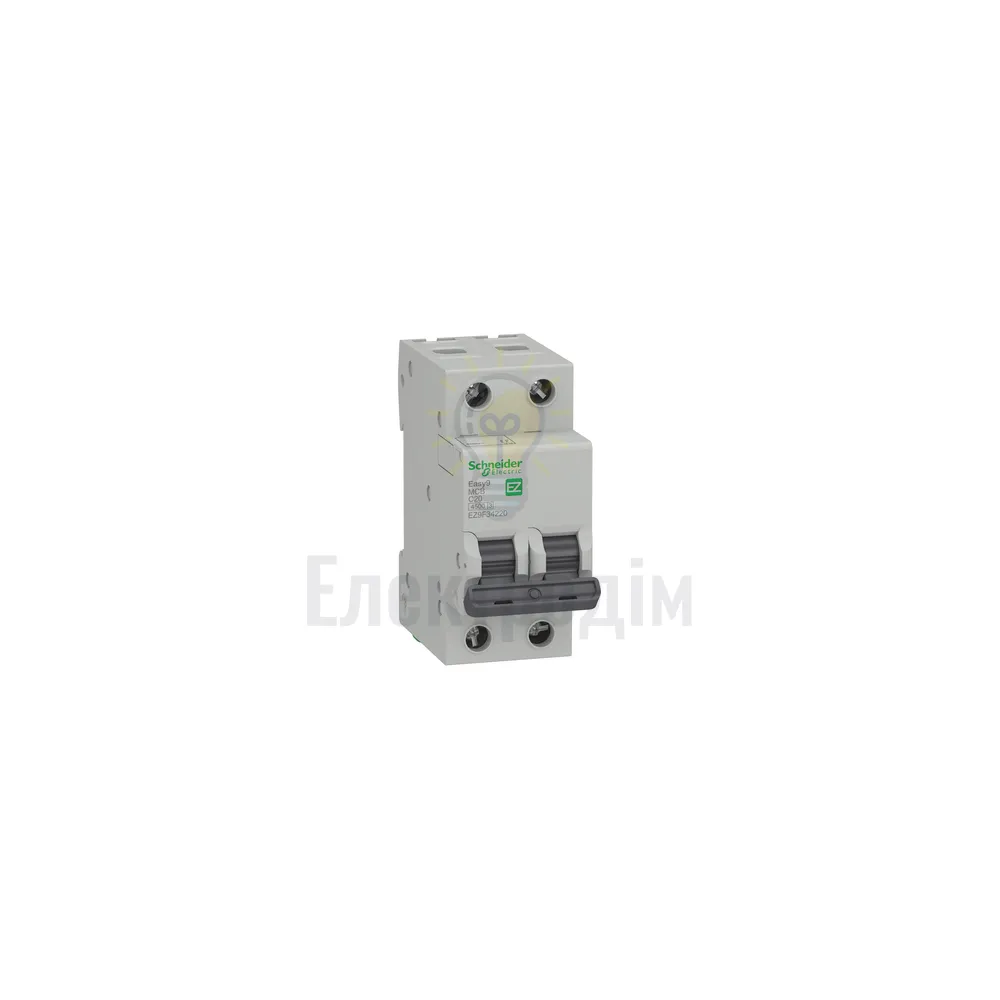 Автоматичний вимикач Schneider Electric EASY9 2P C 20А EZ9F34220 