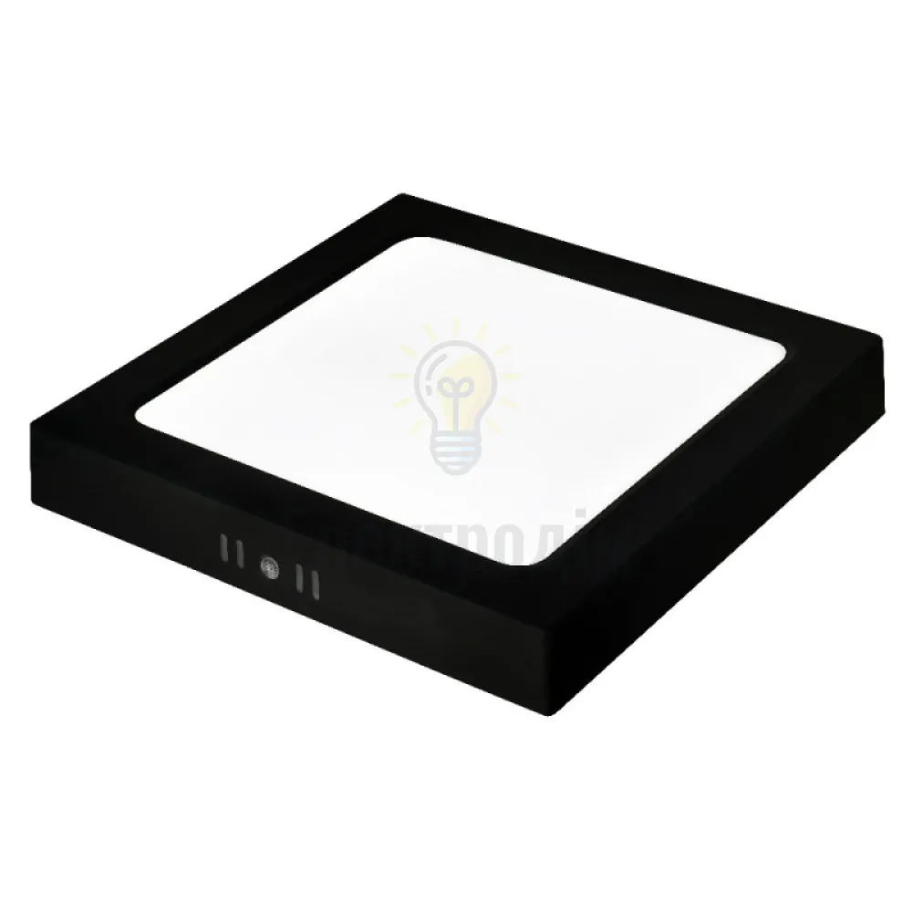 Світильник накладний LED 24W 3CCT 2270Lm ІР20 чорний квадрат 016-084-002-0204 