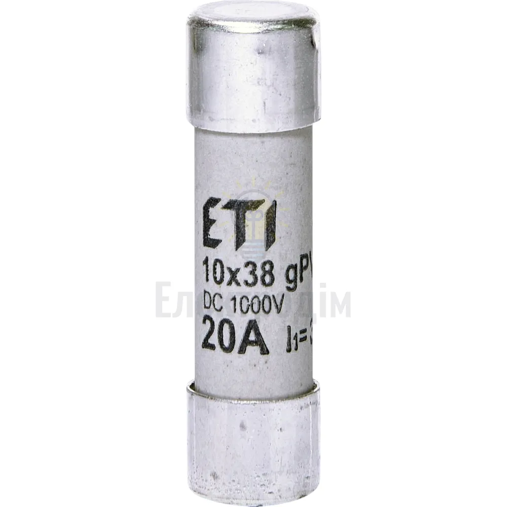 Запобіжник CH 10x38 gPV 20A 1000V (30kA) 2625085 