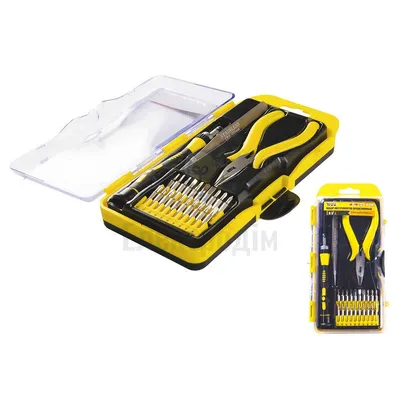 Викрутка Набори Набір викруток та інструментів MASTERTOOL 23 ел точних 40-0166 — купити в Електродім