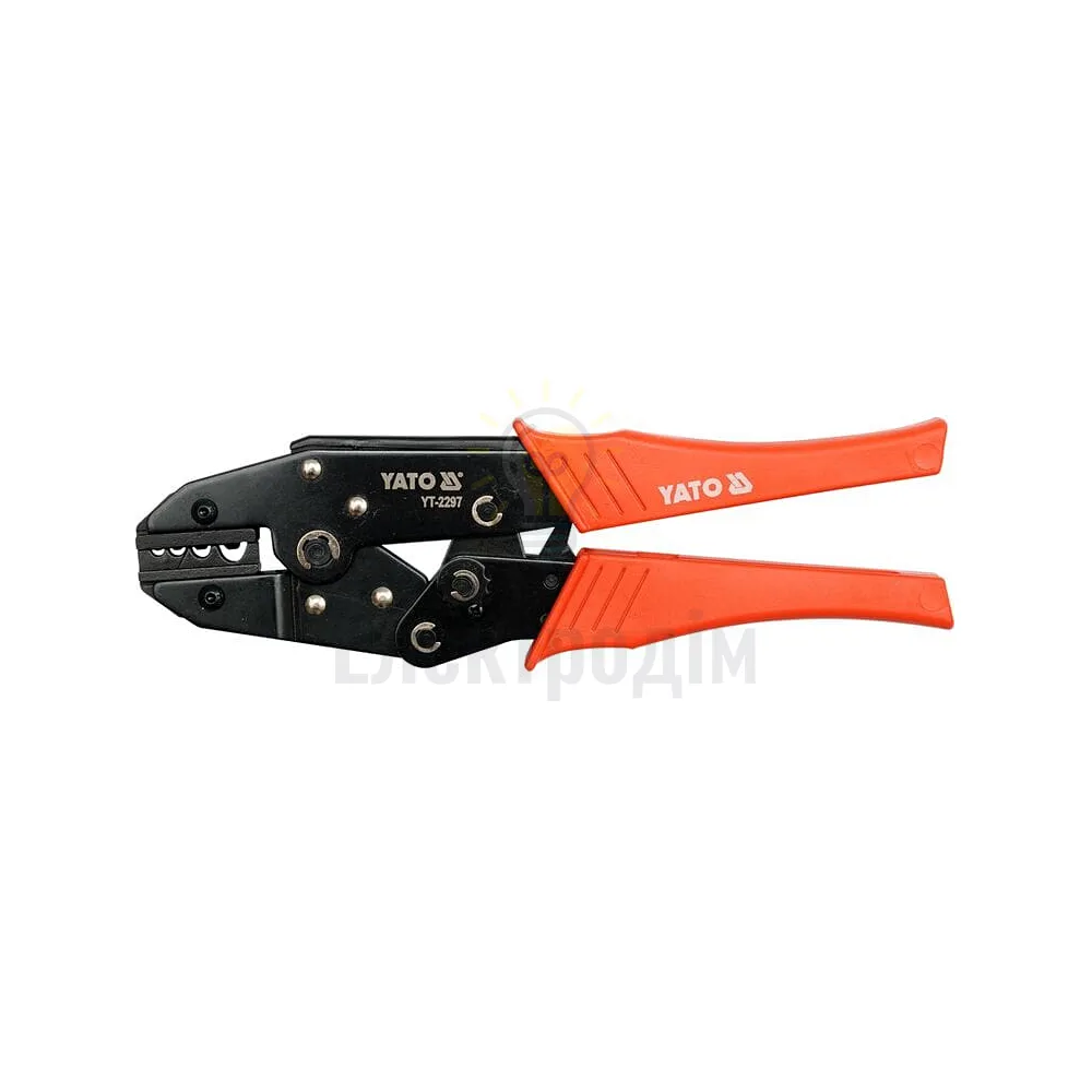 Кліщі для обтискання і зачистки проводів, L=230 мм. 20-8AWG, 1.5-10 мм2,YATO YT-2297 