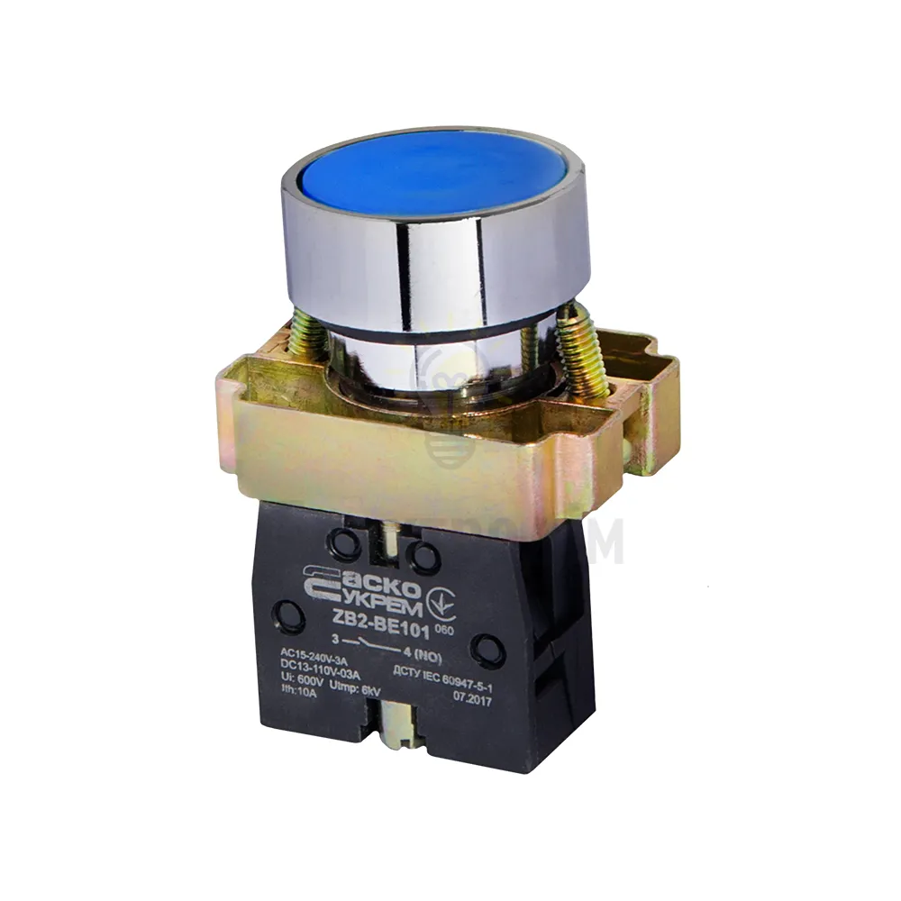 XB2-BA61 Кнопка Старт синя  АСКО A0140010030 