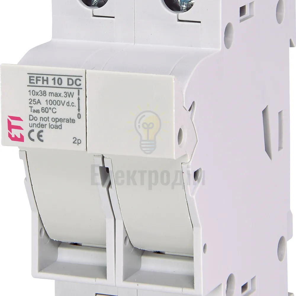 Тримач EFH 10 2P 25A 1000V DC 2540203 