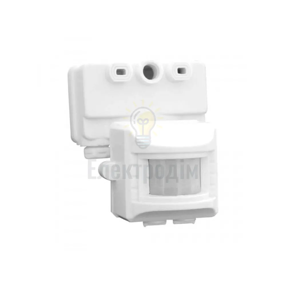 Датчик руху LX02/SEN15 150W-500 DD=11m білий 22003  - фото 1