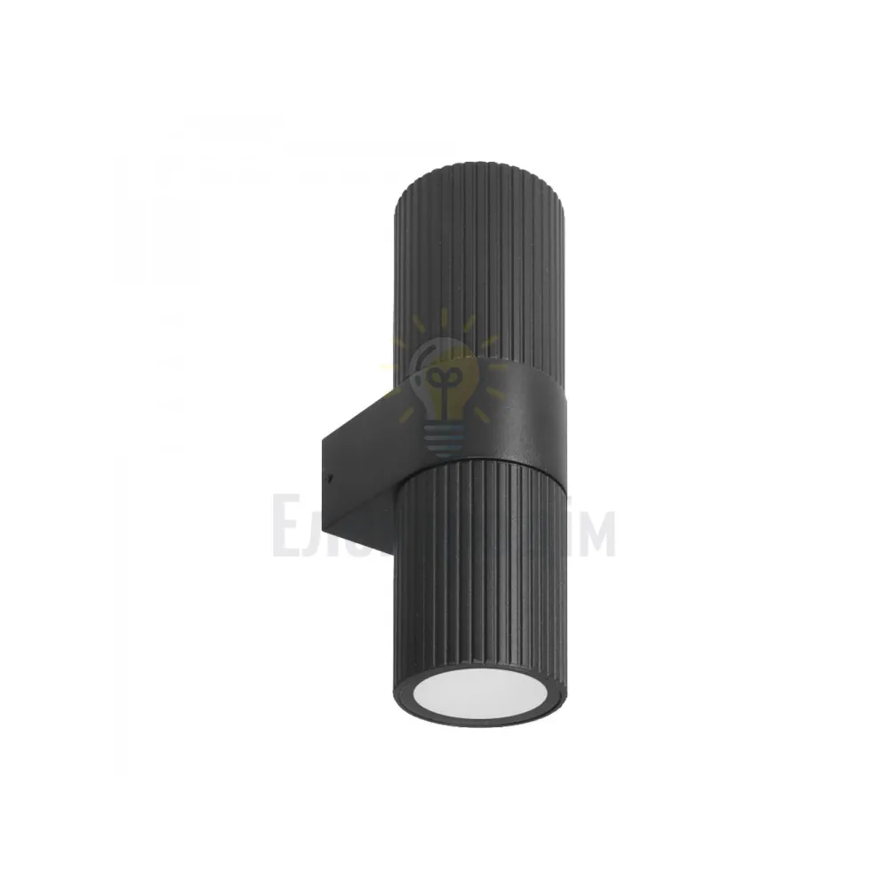DH0149ARD 230V без лампи 2*GU10, чорний 55*75*200mm IP54 KAMO 80889 