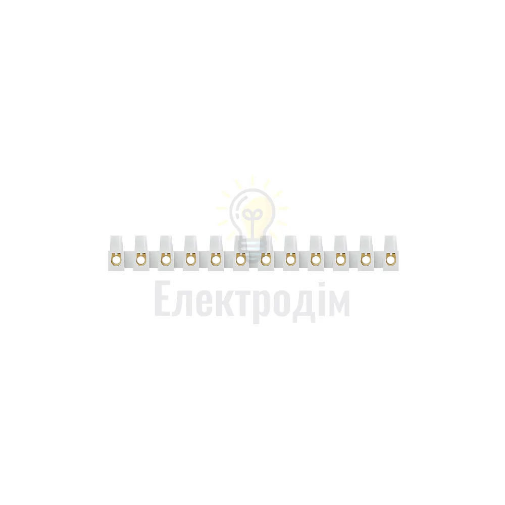 Клемна колодка АСКО тип Н 10 мм / 10А біла A0130040009  - фото 2