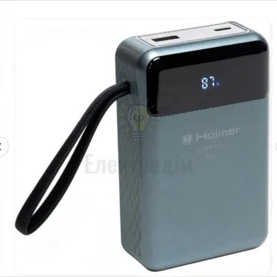 Павербанк / Power Bank NRG-03 Hippo 20000 mAh 65W з швидкою зарядкою USB / Type-C (Black) NRG-03 Hippo — купити в Електродім