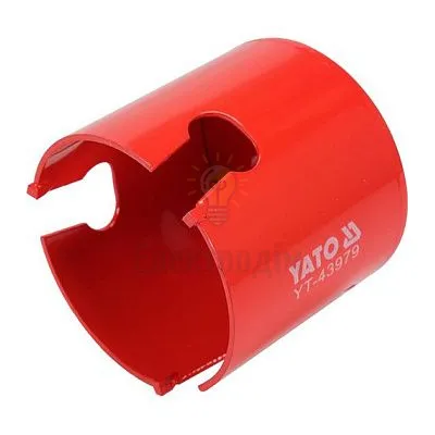 Коронка по стеклу и плитке КОРОНКА ПО КЕРАМІЦІ І СИЛІКАТУ YATO 68 мм YT-43979 — купити в Електродім