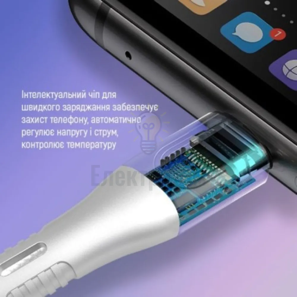 Кабель USB PD Type-C/Type-C ColorWay CW-CBPDCC065-WT 5,0А 240W 1м білий CW-CBPDCC065-WT  - фото 4