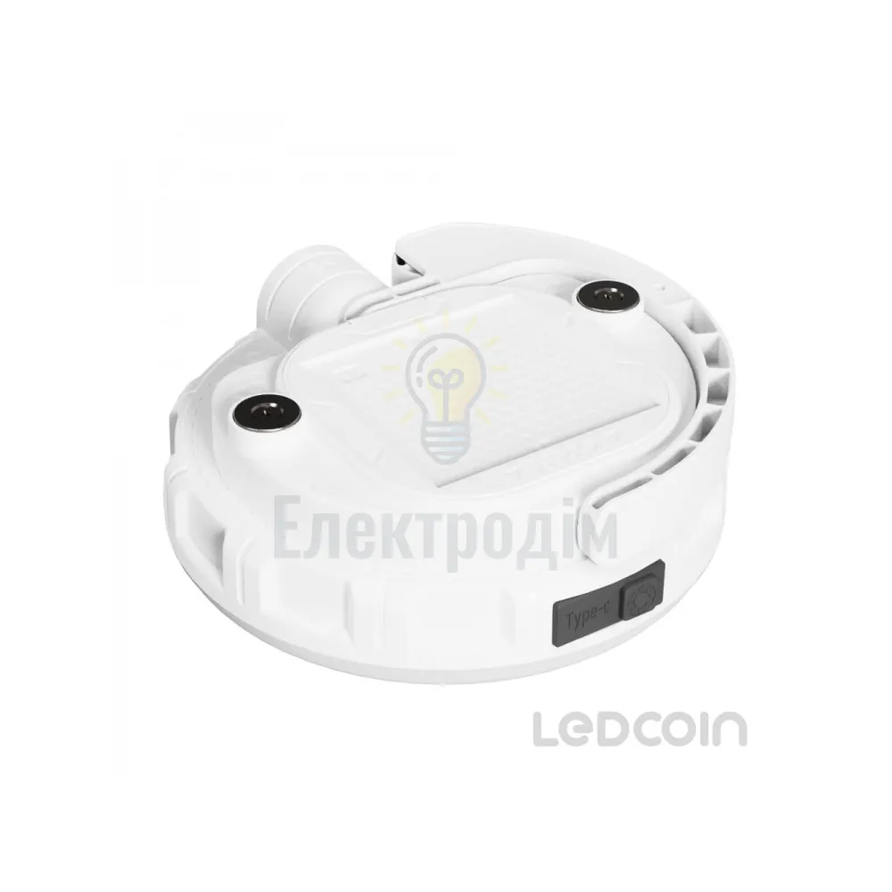 EL307 акум. світильник 14W, 158*54mm, 4*1500mAh (зм. акум. 18650), білий, LC 81168  - фото 5