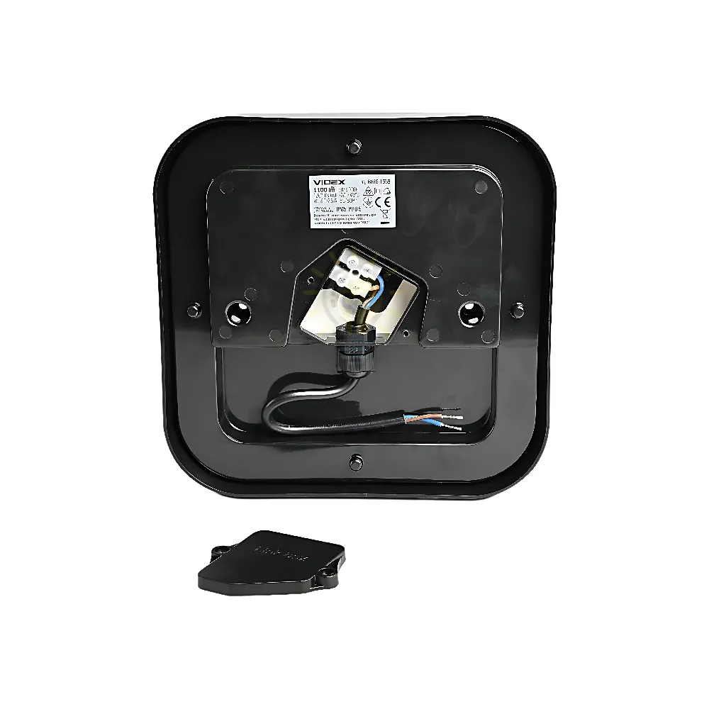 LED світильник ART IP65 квадратний VIDEX 15W 5000K Black VL-BHFS-155B  - фото 1