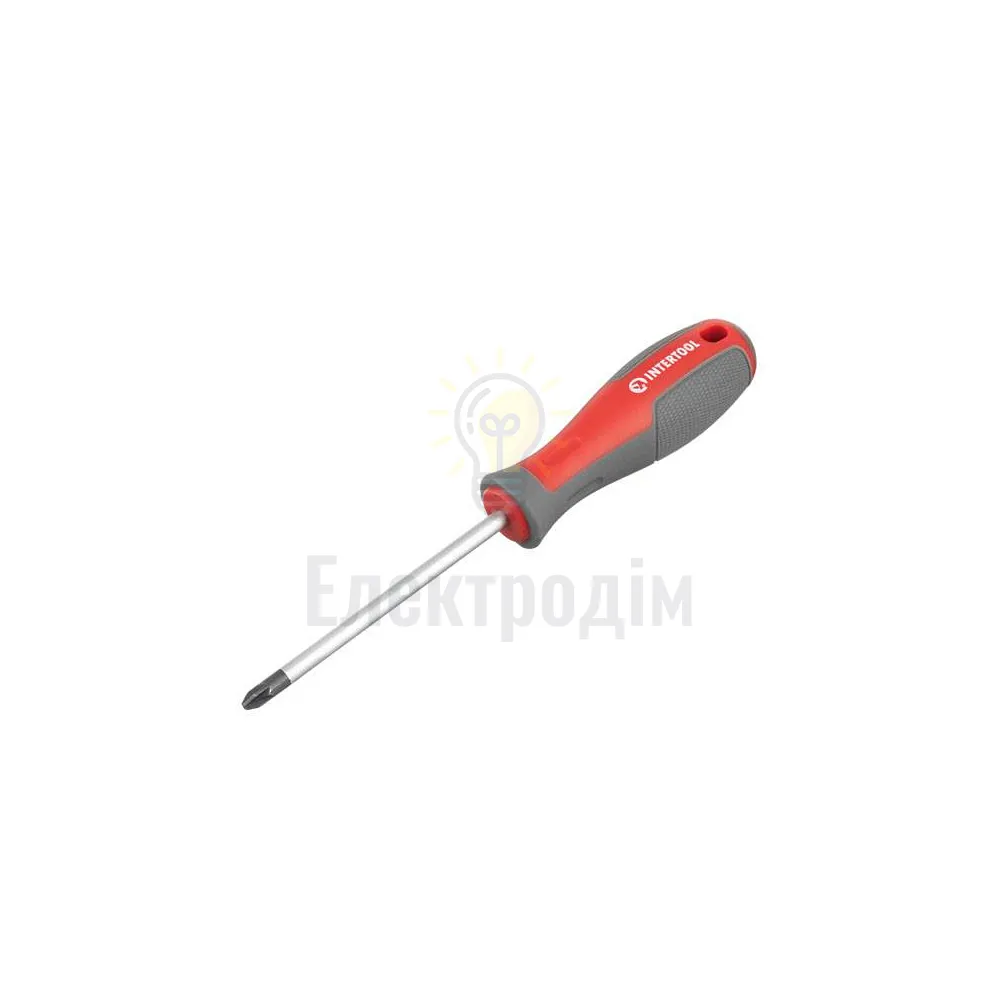 Викрутка PZ2 * 100 мм, CR-V INTERTOOL VT-3333 