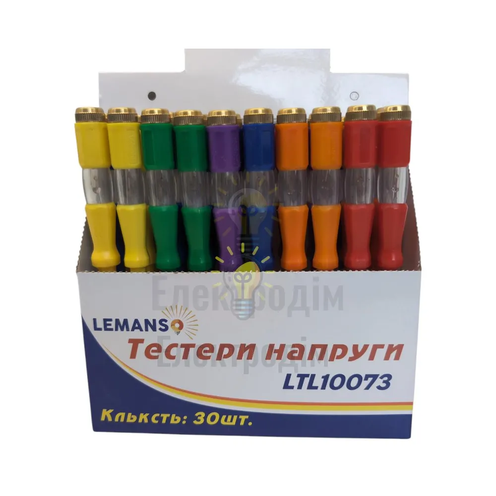 Викрутка-індикатор напруги 100-500V LEMANSO 3.0x140мм LTL10074 
