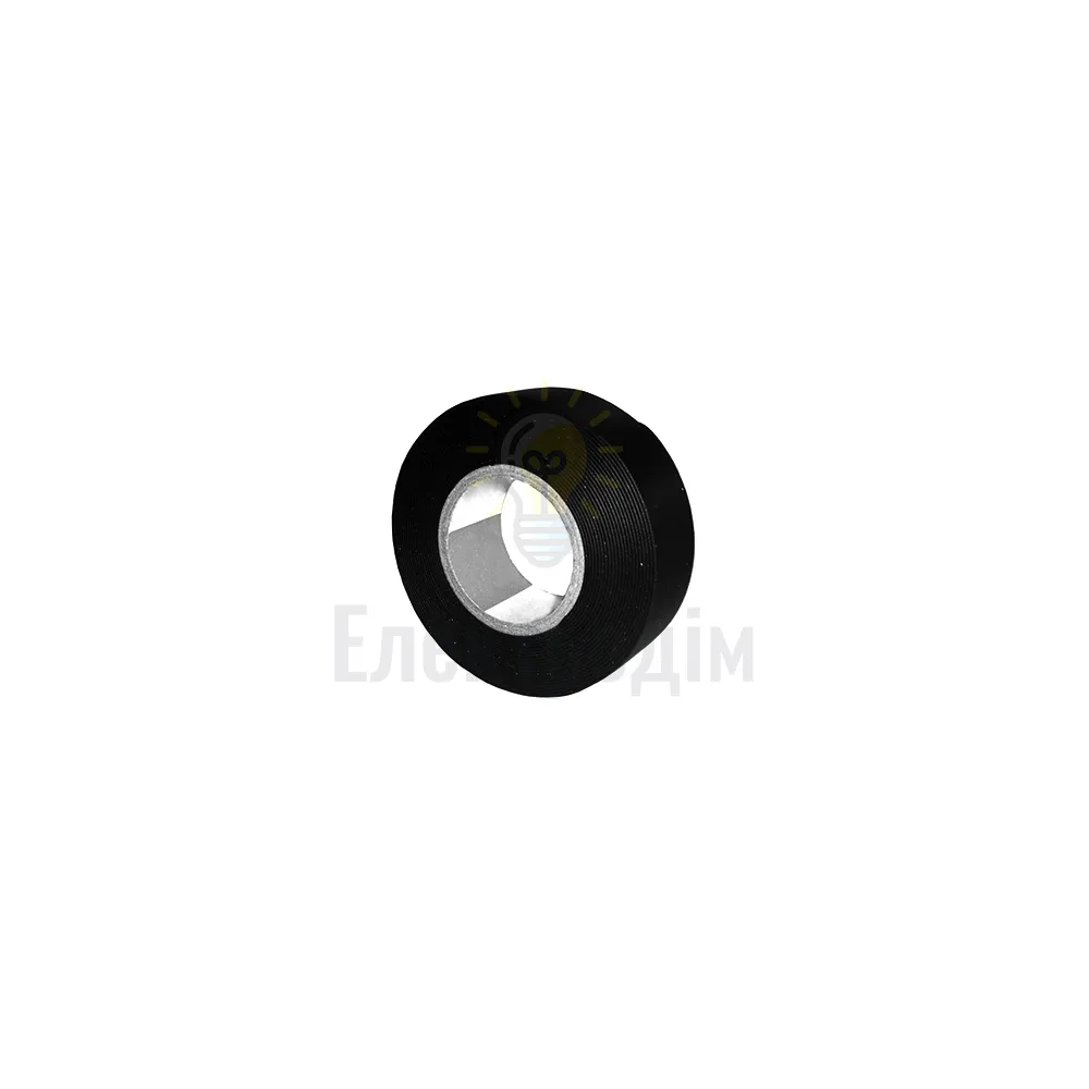 Ізоляційна стрічка різна Самовулканізуюча ізолента e.tape.sf.5.black, 0,8ммх25ммх5м, чорна 98754 