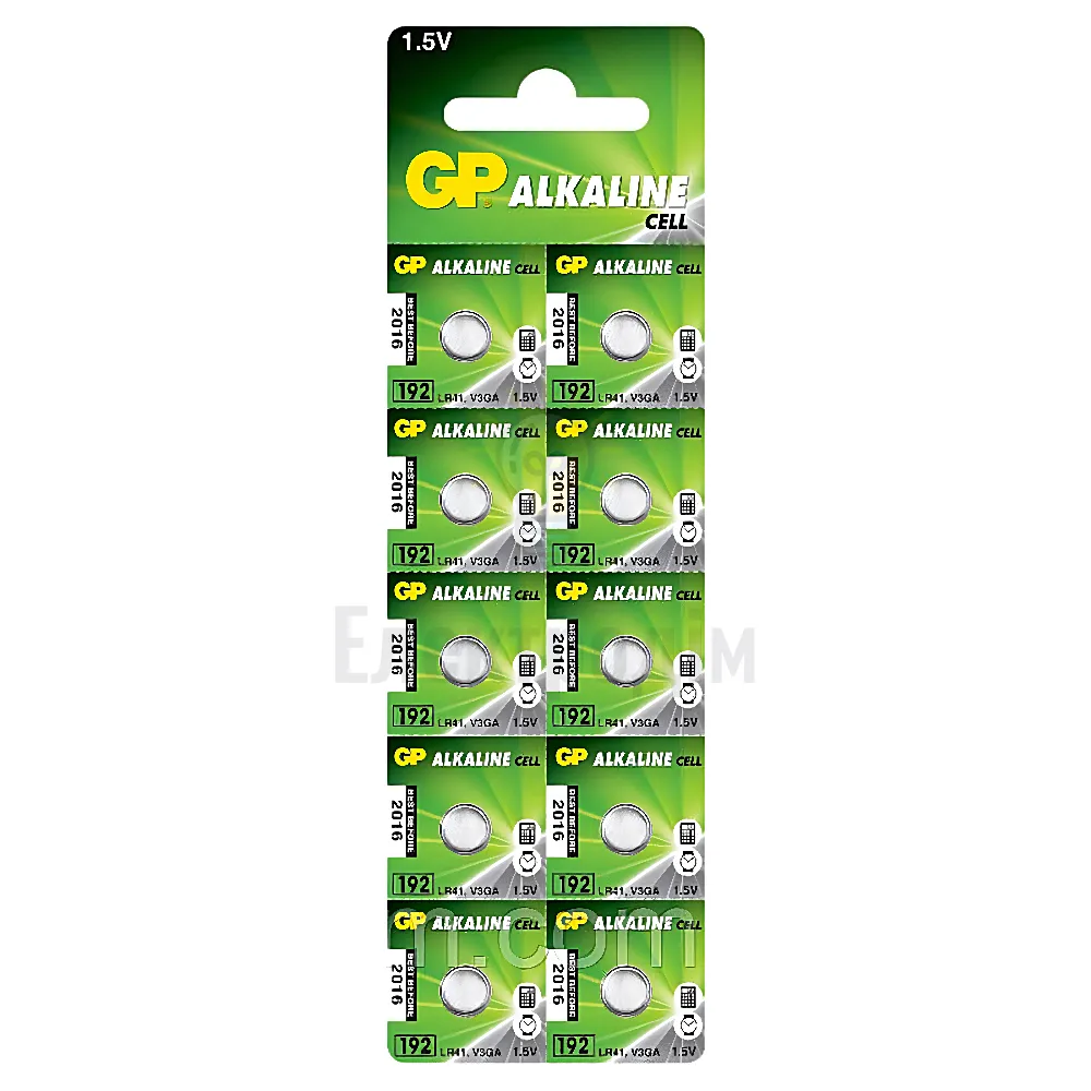 Батарейка GP Lithium  LR41, AG3, G3, 392, 384, 736 192-U10 GP  - фото 1