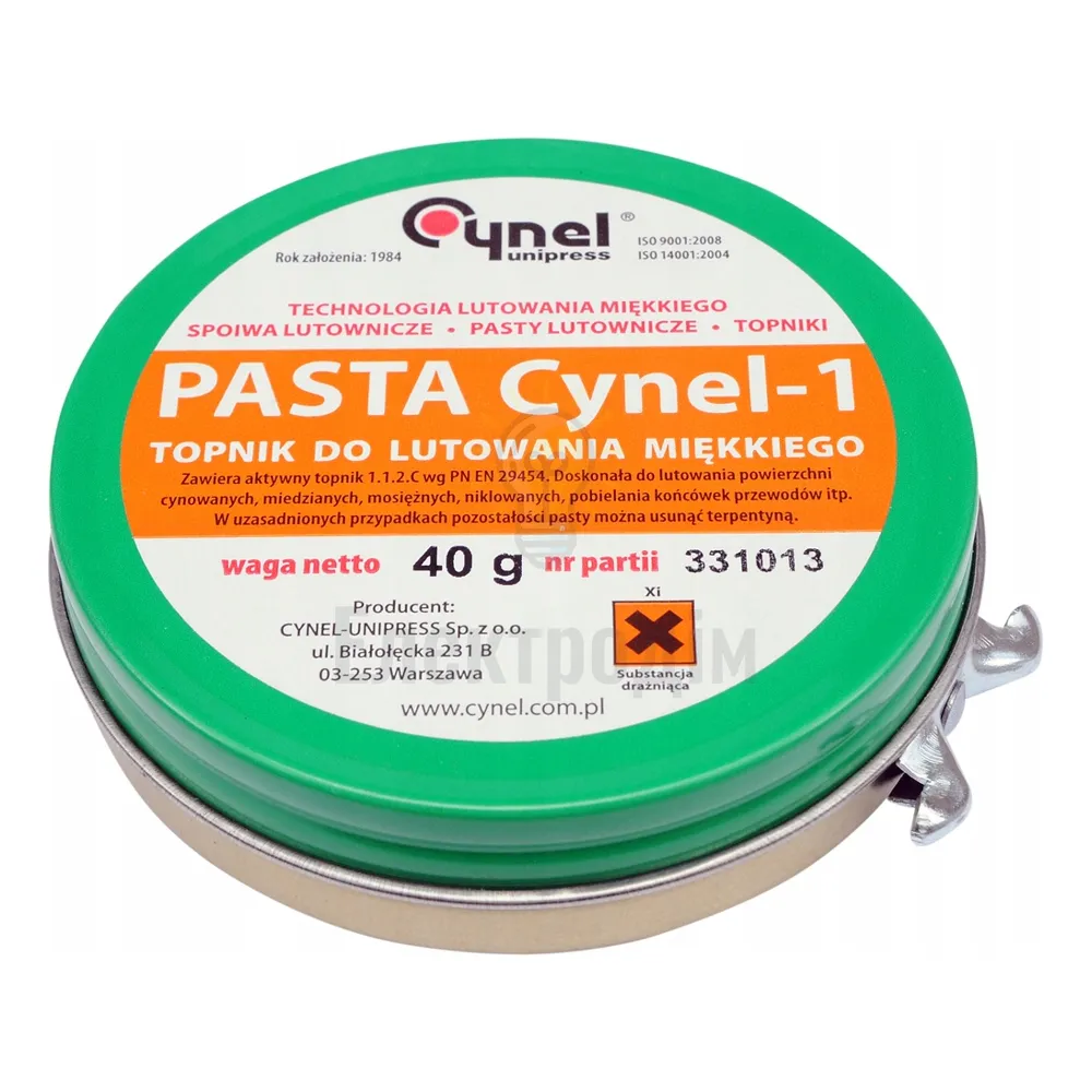 Паяльна паста 40Г CYNEL CYN02 76835 