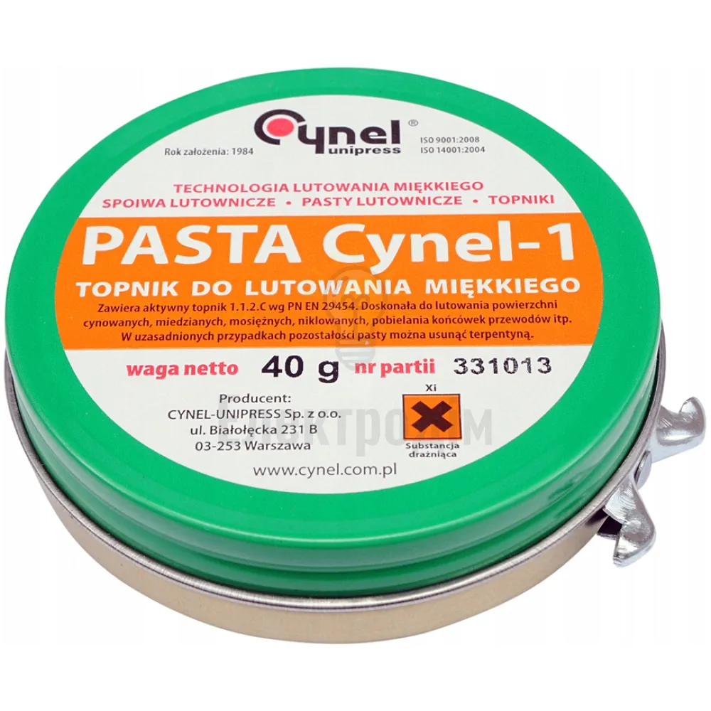 Паяльна паста 40Г CYNEL CYN02 76835 