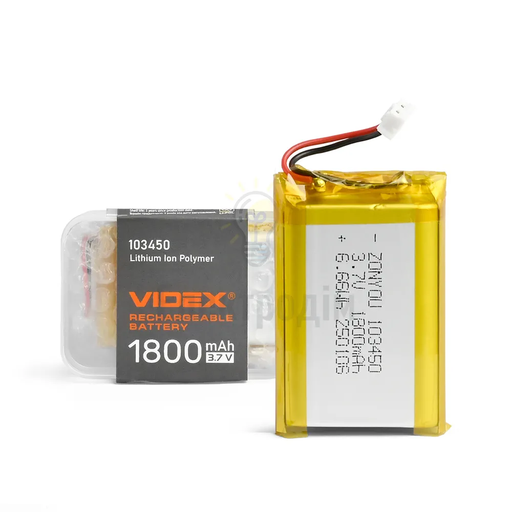 Акумулятор B103450 Li-pol 1800 mAh Videx VLF-B103450-18 