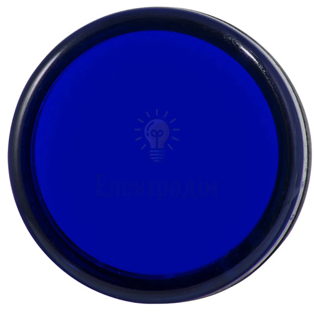 Світлосигнальна арматура АСКО AD22-22DS 220V AC синя A0140030152  - фото 1
