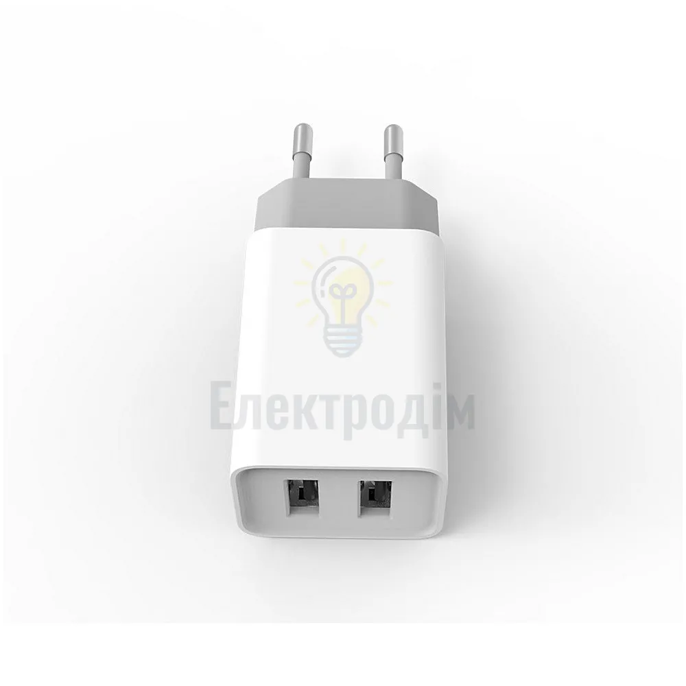 Зарядний пристрій мережевий 2USB 2,1А 10W білий ColorWay CW-CHS015-WT CW-CHS015-WT  - фото 4
