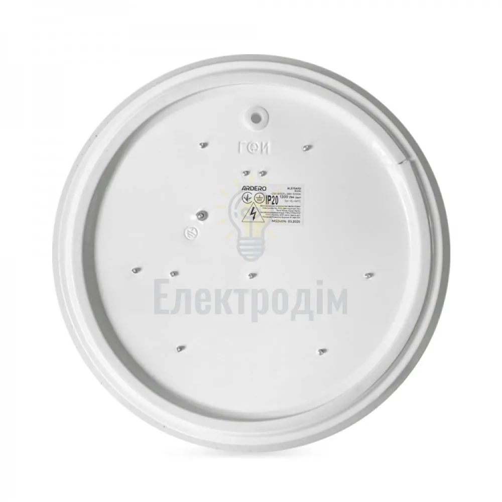 AL575ARD 24W коло накладний зірк. небо 1750Lm 5000K 330*60mm SILVER 80695  - фото 2