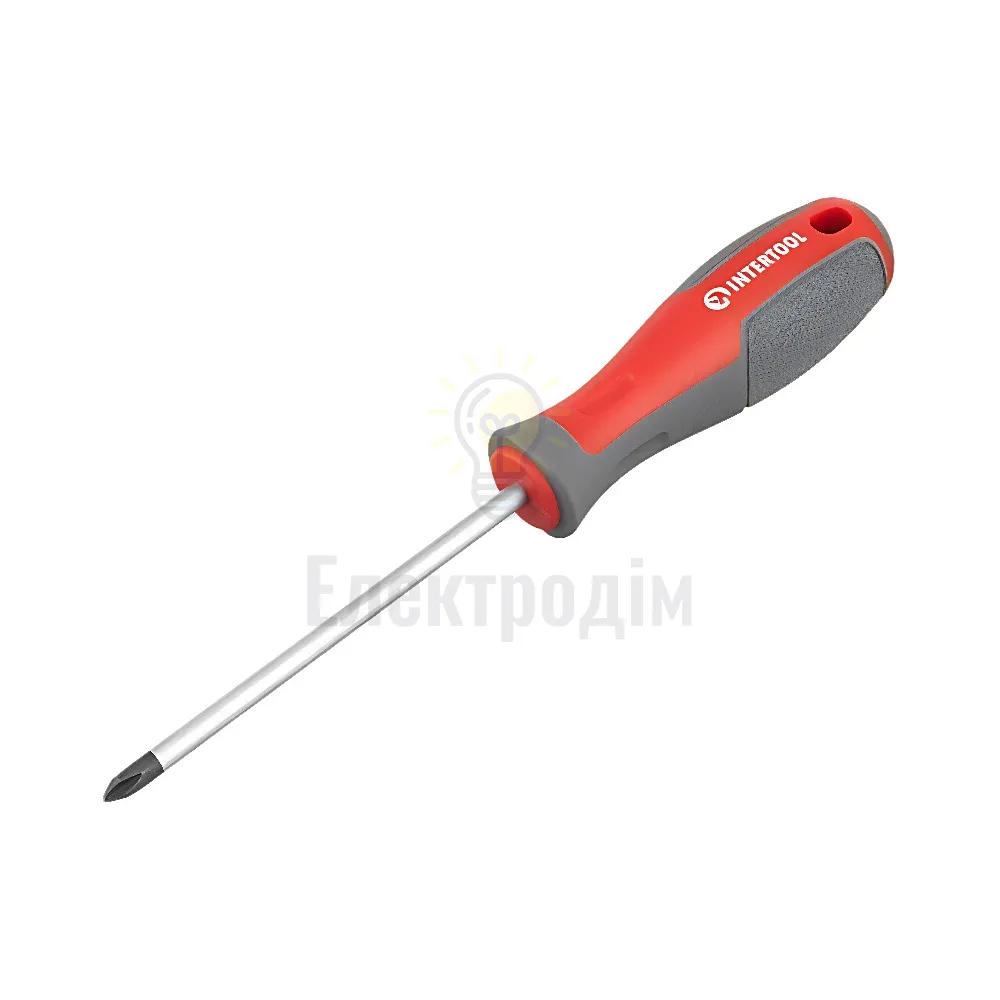 Викрутка PH1 * 100 мм, CR-V INTERTOOL VT-3316 