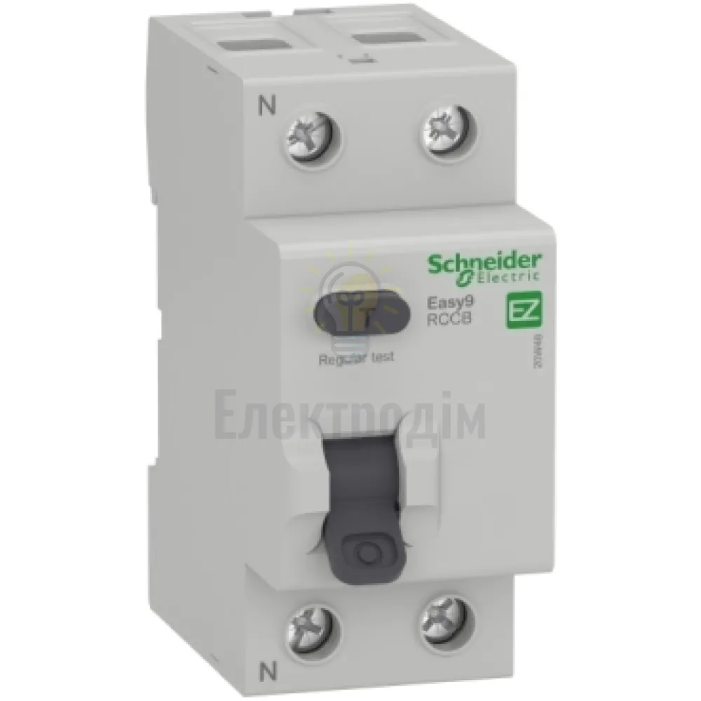 Диференційний вимикач (ПЗВ) Schneider Electric EASY9 2P AC 30mA 40А EZ9R34240 