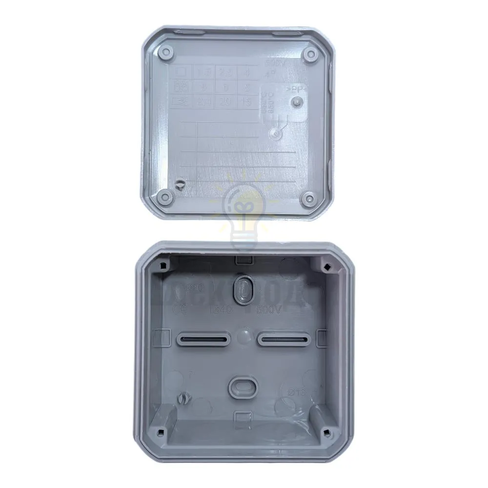 Коробка монтажна для в/п. 100х100х50 мм UEC IP55 98019 