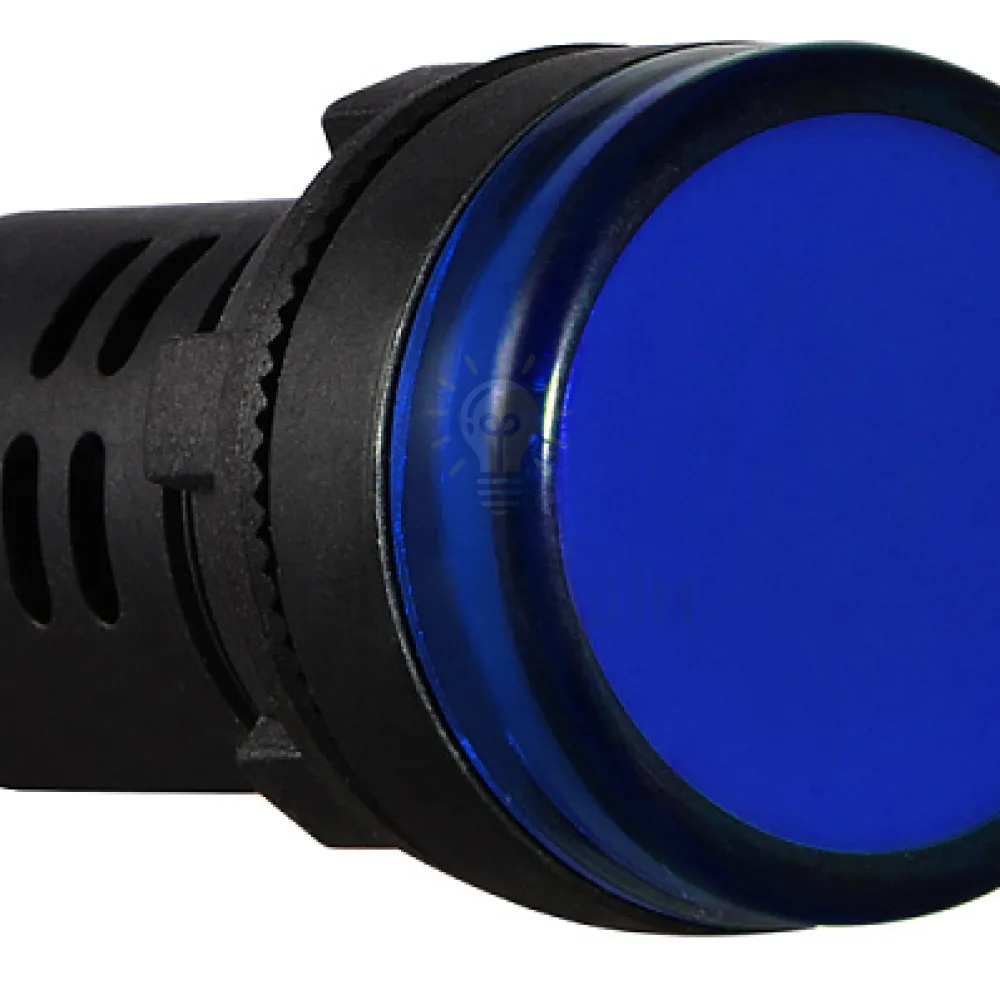 Світлосигнальна арматура АСКО AD22-22DS 220V AC синя A0140030152  - фото 2