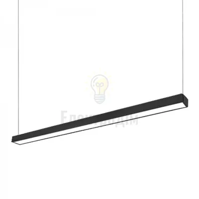 Підвісний AL4010 30W 4000K чорний 70*35*1200 mm (підвіс 1m) 01932 — купити в Електродім
