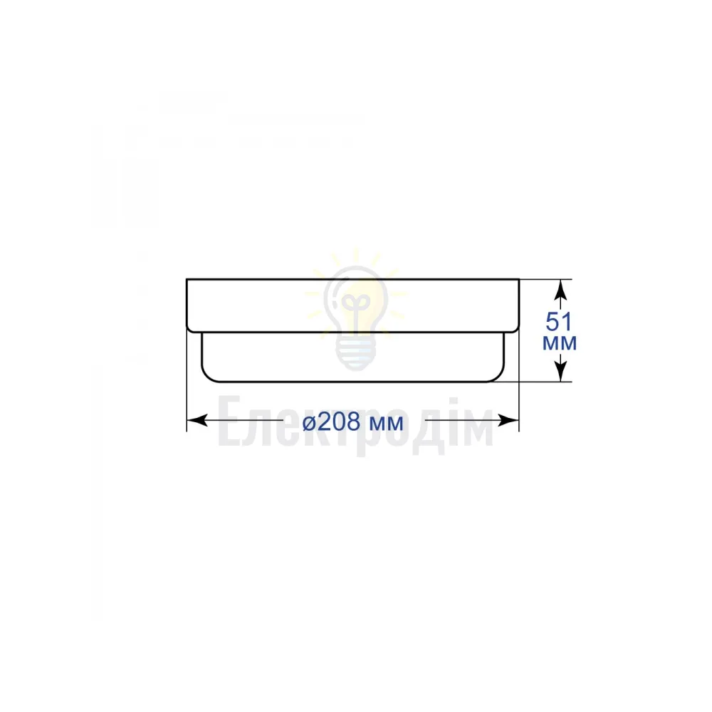 AL3005-R 24W 6500К IP65, коло 01852  - фото 1